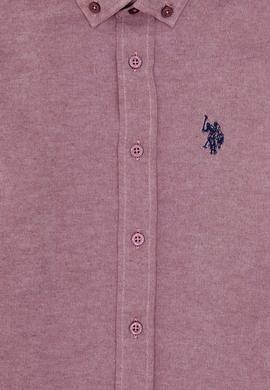 Erkek Çocuk Bordo Uzun Kollu Basic Gömlek - 50316801063