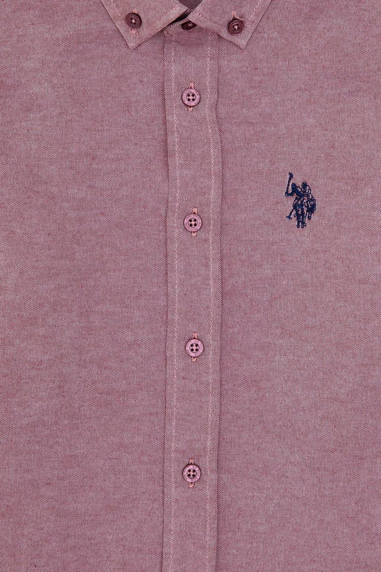 Erkek Çocuk Bordo Uzun Kollu Basic Gömlek - 50316801063