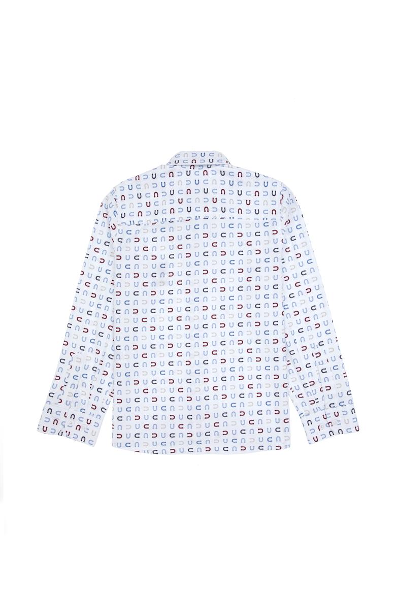 Erkek Çocuk Beyaz Uzun Kollu Gömlek - 50316682009