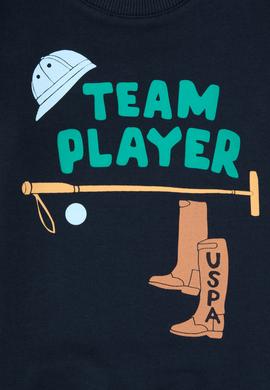 Erkek Çocuk Açık Lacivert Sweatshirt - 50316510003