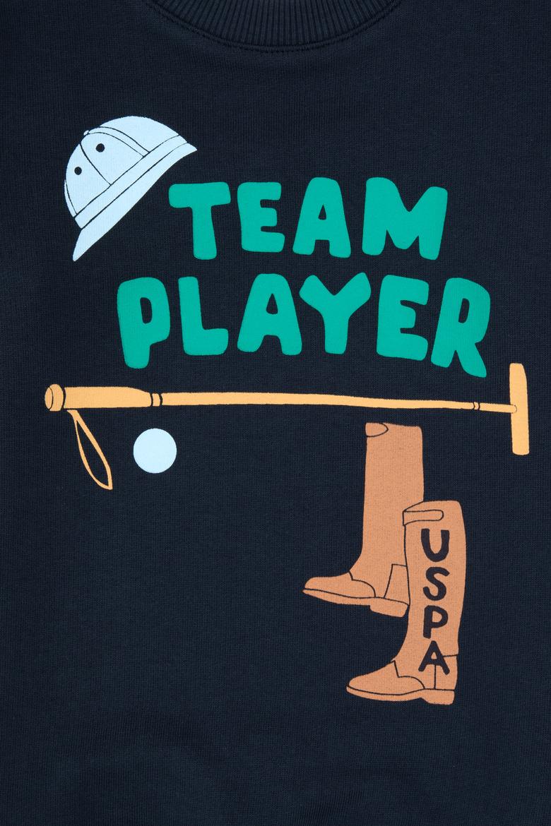 Erkek Çocuk Açık Lacivert Sweatshirt - 50316510003