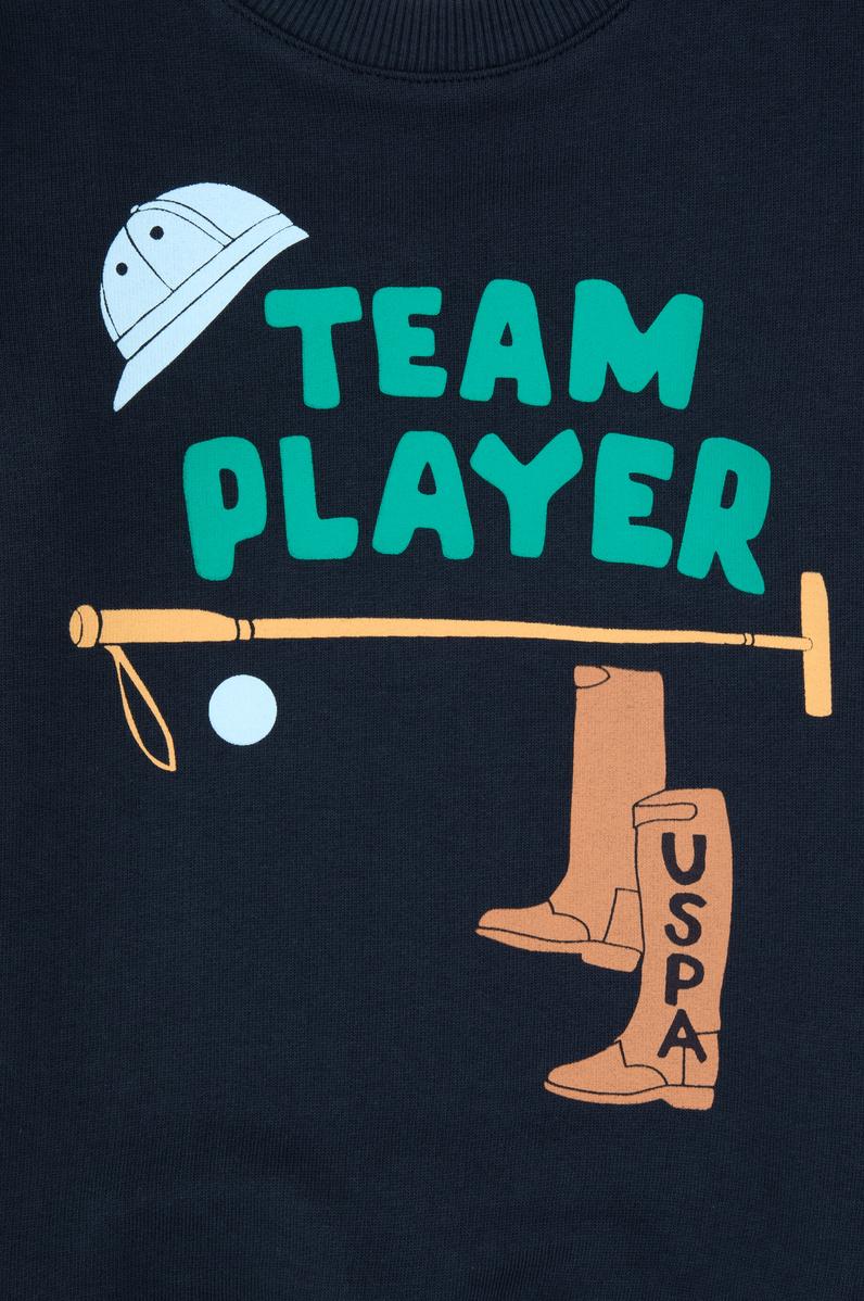 Erkek Çocuk Açık Lacivert Sweatshirt