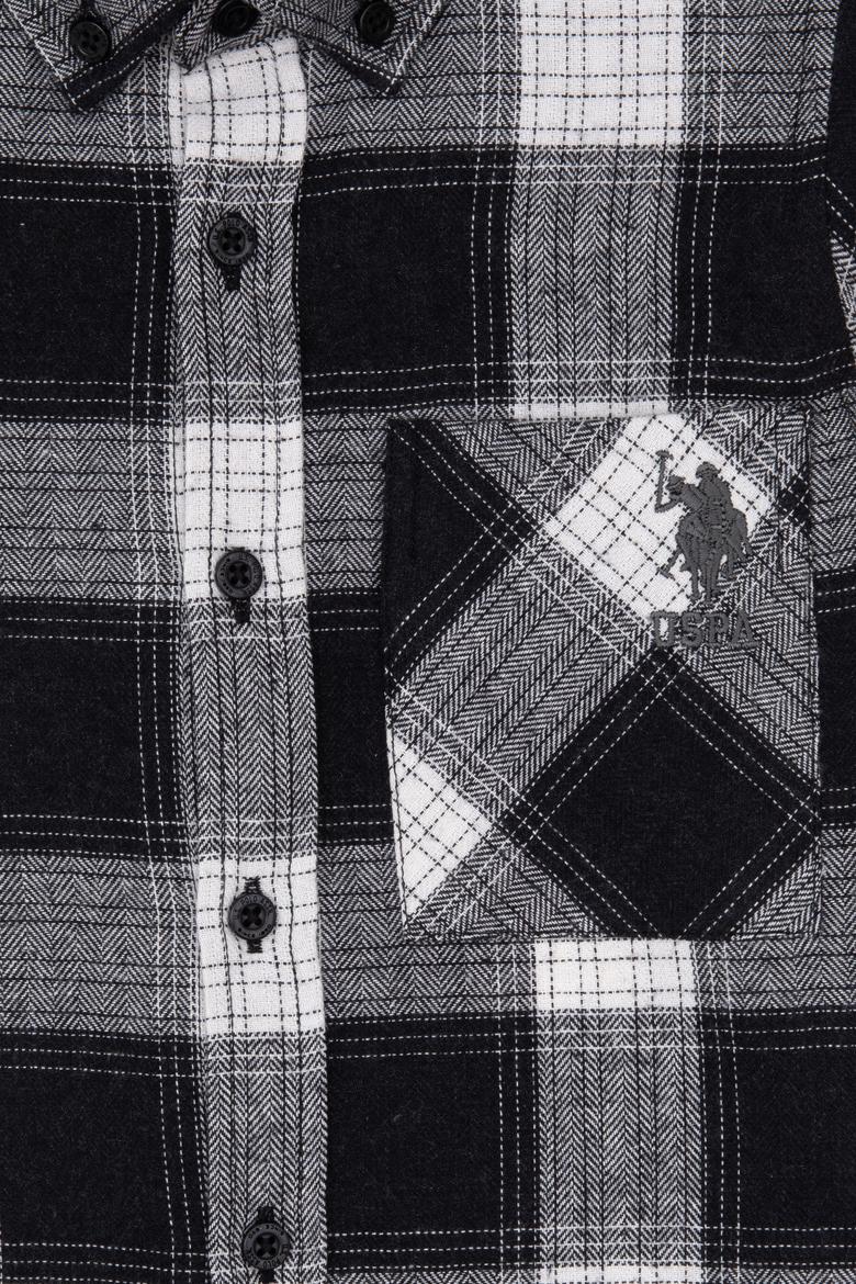 Erkek Çocuk Siyah Uzun Kollu Gömlek - 50316669013