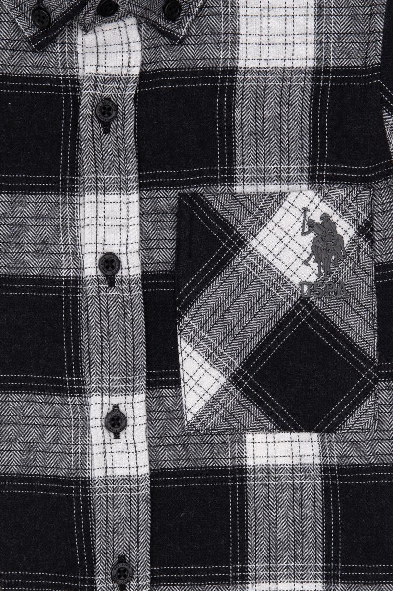 Erkek Çocuk Siyah Uzun Kollu Gömlek