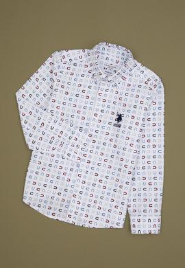 Erkek Çocuk Beyaz Uzun Kollu Gömlek - 50316682009