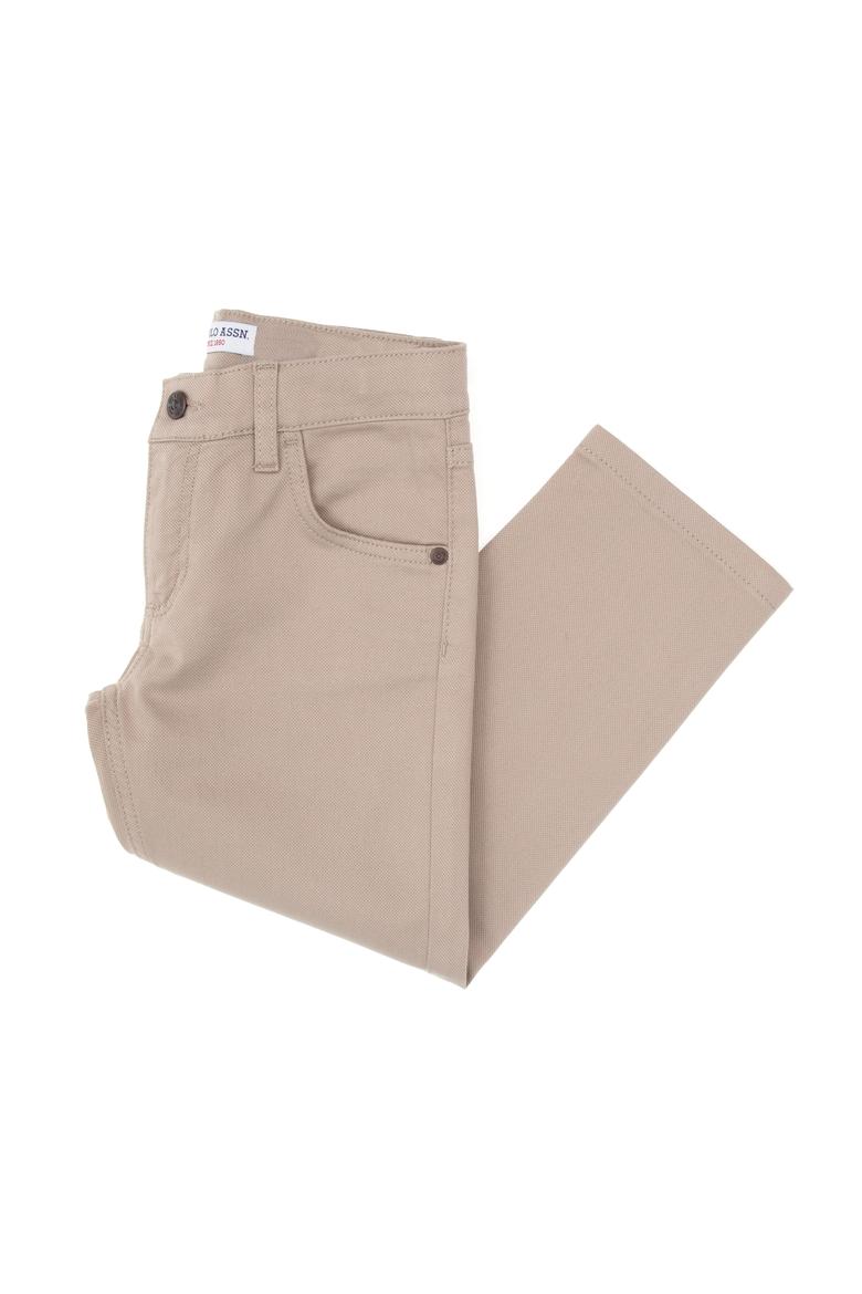 Erkek Çocuk Koyu Bej Kanvas Pantolon - 50317206041