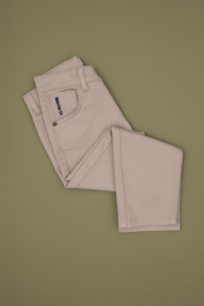 Erkek Çocuk Koyu Bej Kanvas Pantolon - 50317206041