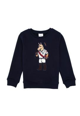 Erkek Çocuk Lacivert Bisiklet Yaka Sweatshirt - 50316472001