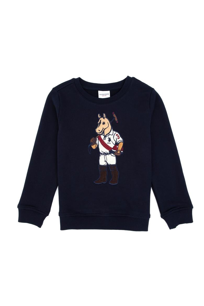 Erkek Çocuk Lacivert Bisiklet Yaka Sweatshirt - 50316472001