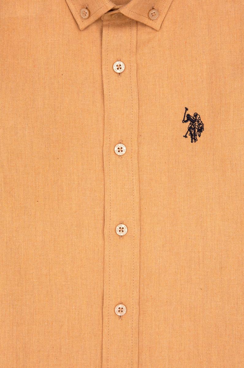 Erkek Çocuk Camel Uzun Kollu Basic Gömlek