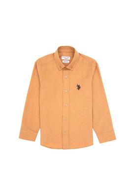 Erkek Çocuk Camel Uzun Kollu Basic Gömlek - 50316769150