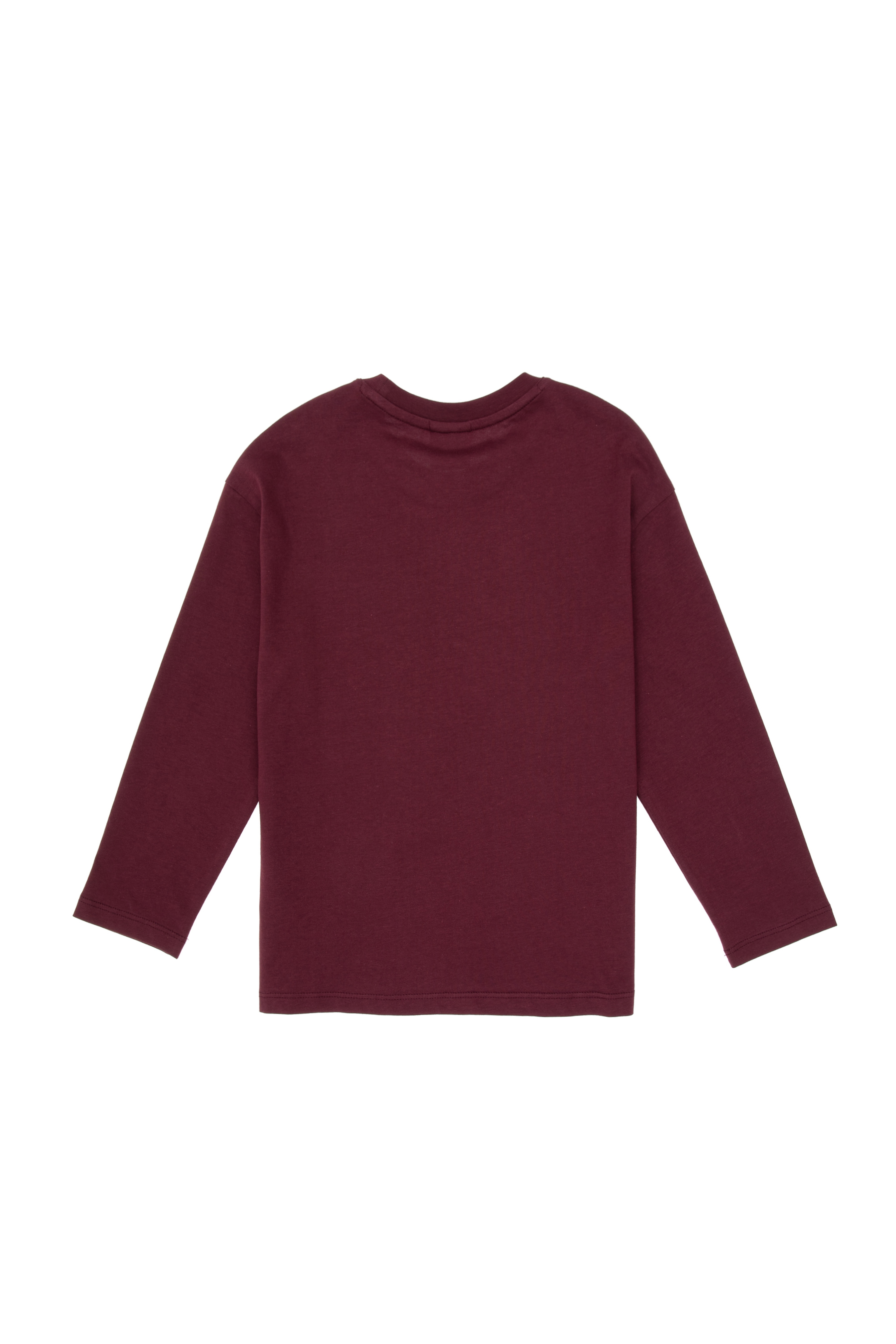 Erkek Çocuk Bordo Bisiklet Yaka Süprem Sweatshirt