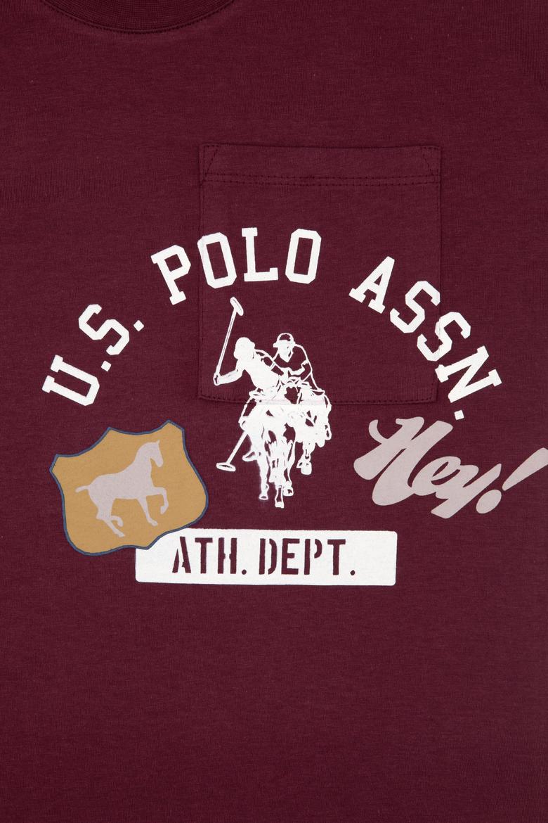 Erkek Çocuk Bordo Bisiklet Yaka Süprem Sweatshirt - 50316489045