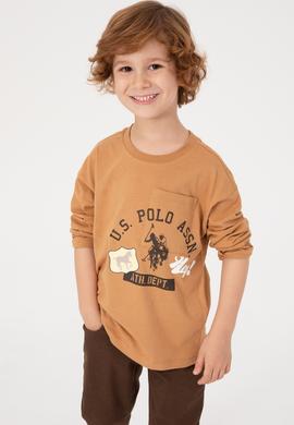 Erkek Çocuk Camel Bisiklet Yaka Süprem Sweatshirt - 50316489023