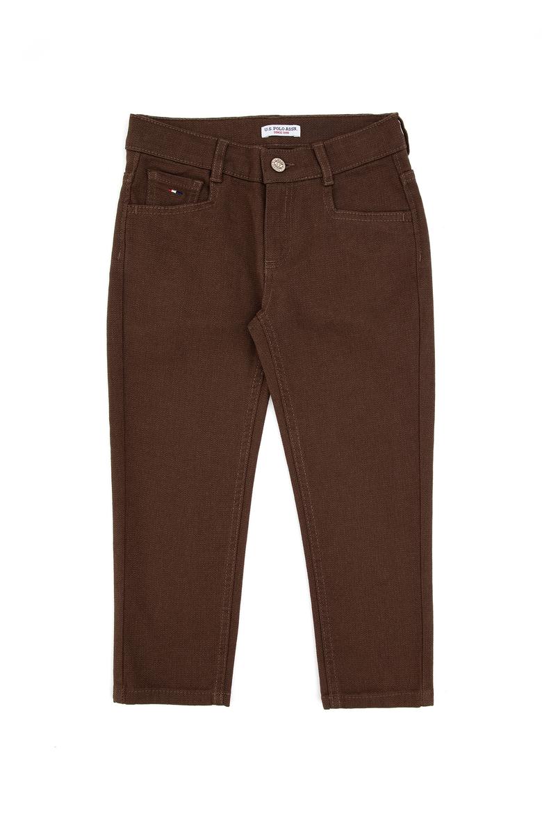 Erkek Çocuk Kahverengi Kanvas Pantolon - 50317273018