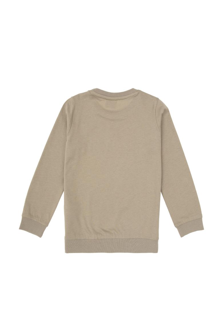 Erkek Çocuk Açık Haki Bisiklet Yaka Sweatshirt - 50314939062