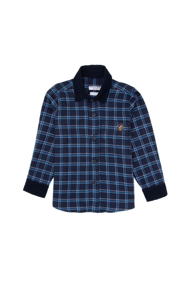 Erkek Çocuk İndigo Uzun Kollu Gömlek - 50316674046