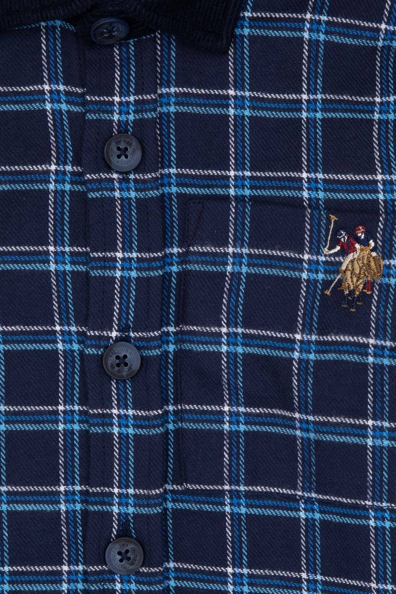 Erkek Çocuk İndigo Uzun Kollu Gömlek - 50316674046