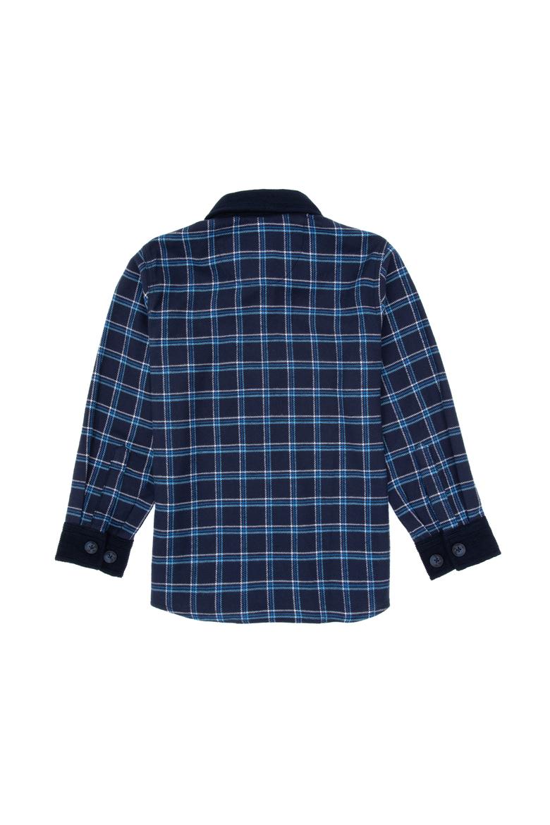 Erkek Çocuk İndigo Uzun Kollu Gömlek - 50316674046