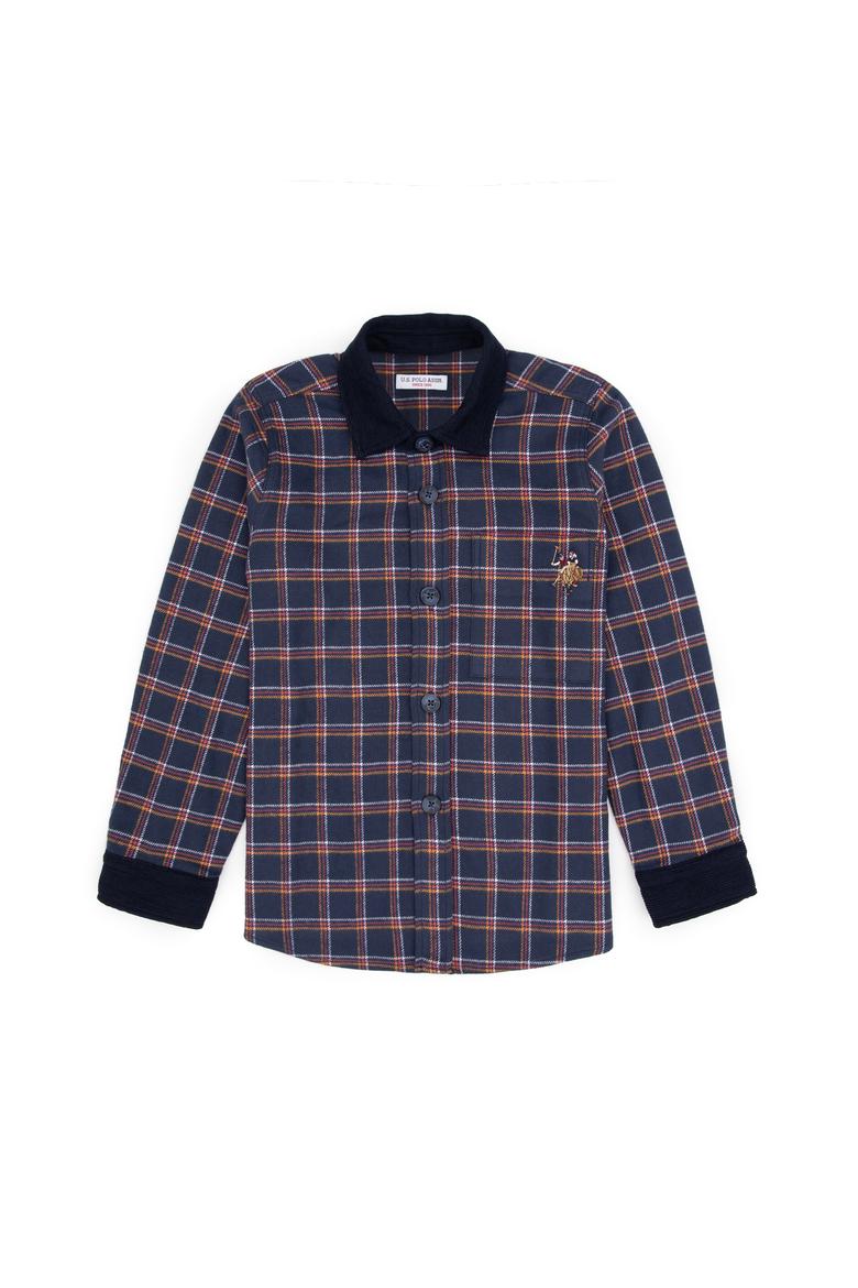 Erkek Çocuk Lacivert Uzun Kollu Gömlek - 50316674008