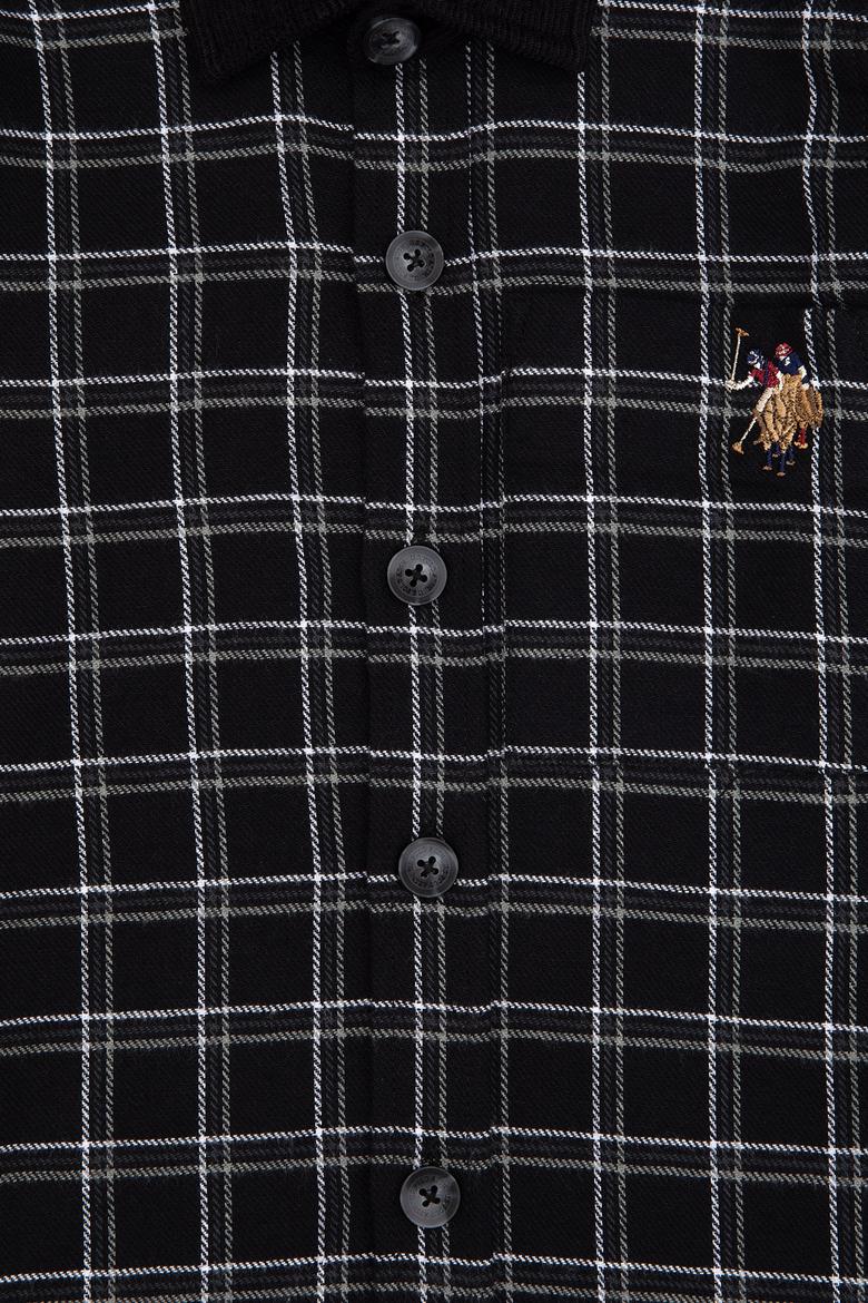 Erkek Çocuk Gri Uzun Kollu Gömlek - 50316674022