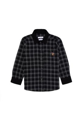 Erkek Çocuk Gri Uzun Kollu Gömlek - 50316674022