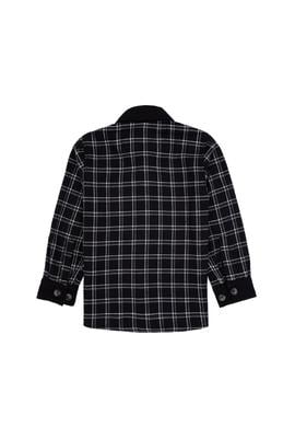 Erkek Çocuk Gri Uzun Kollu Gömlek - 50316674022