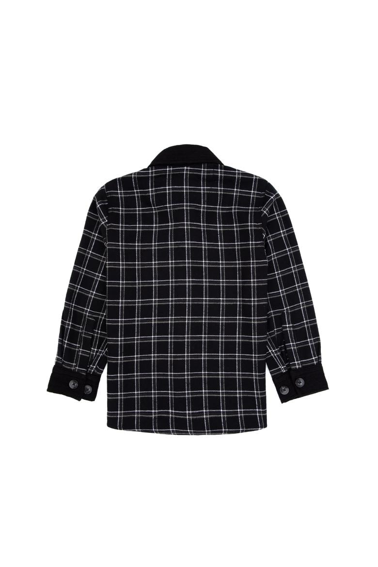 Erkek Çocuk Gri Uzun Kollu Gömlek - 50316674022