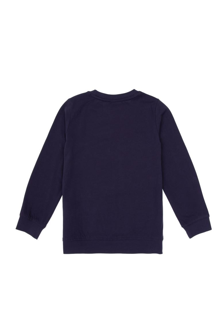 Erkek Çocuk Mürdüm Bisiklet Yaka Sweatshirt - 50314939035