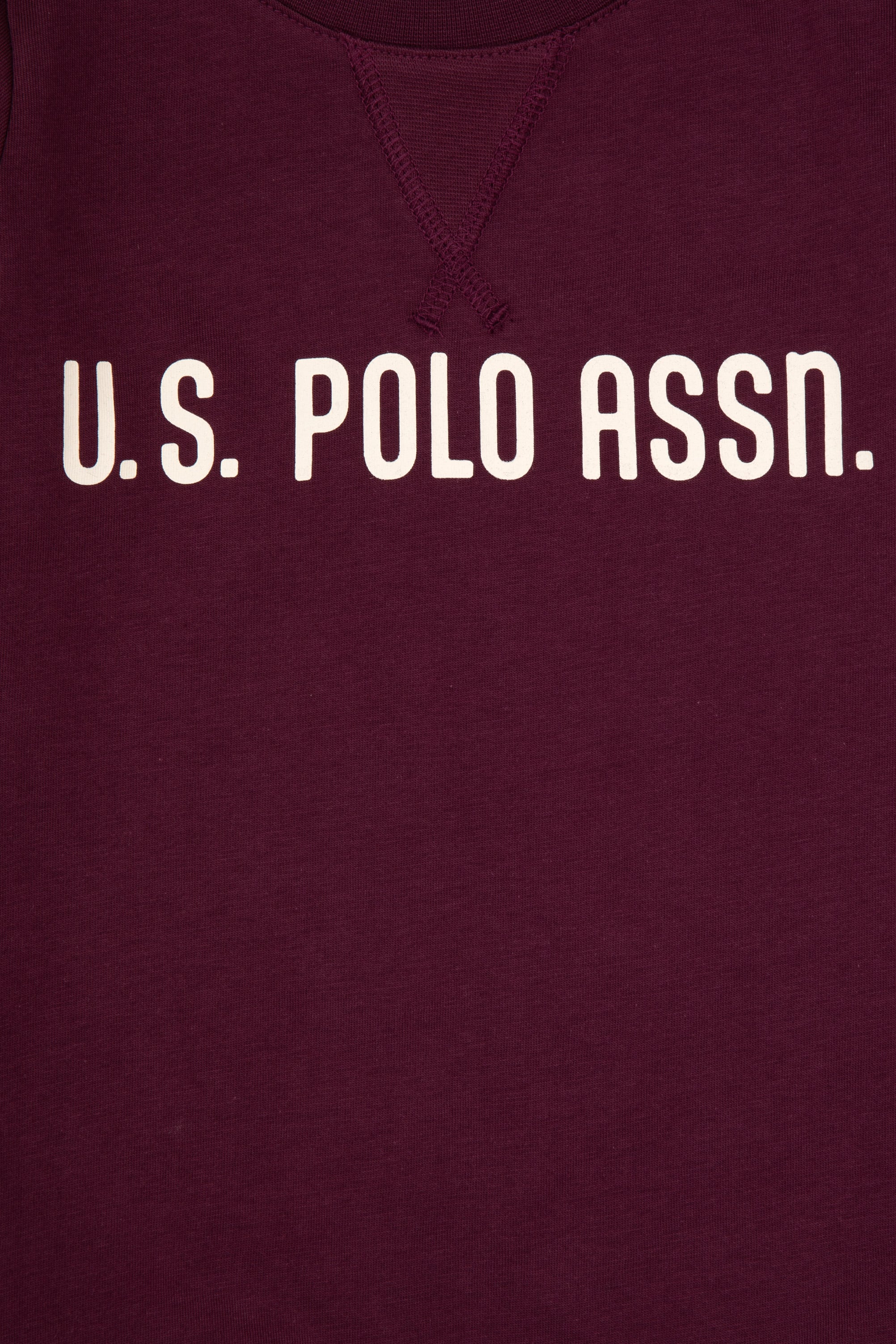 Erkek Çocuk Bordo Bisiklet Yaka Sweatshirt