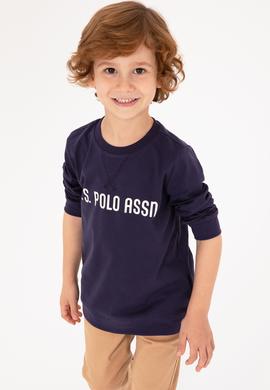 Erkek Çocuk Mürdüm Bisiklet Yaka Sweatshirt - 50314939035