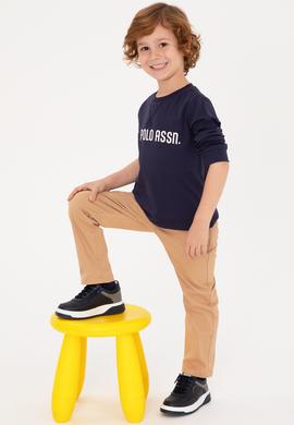 Erkek Çocuk Mürdüm Bisiklet Yaka Sweatshirt - 50314939035