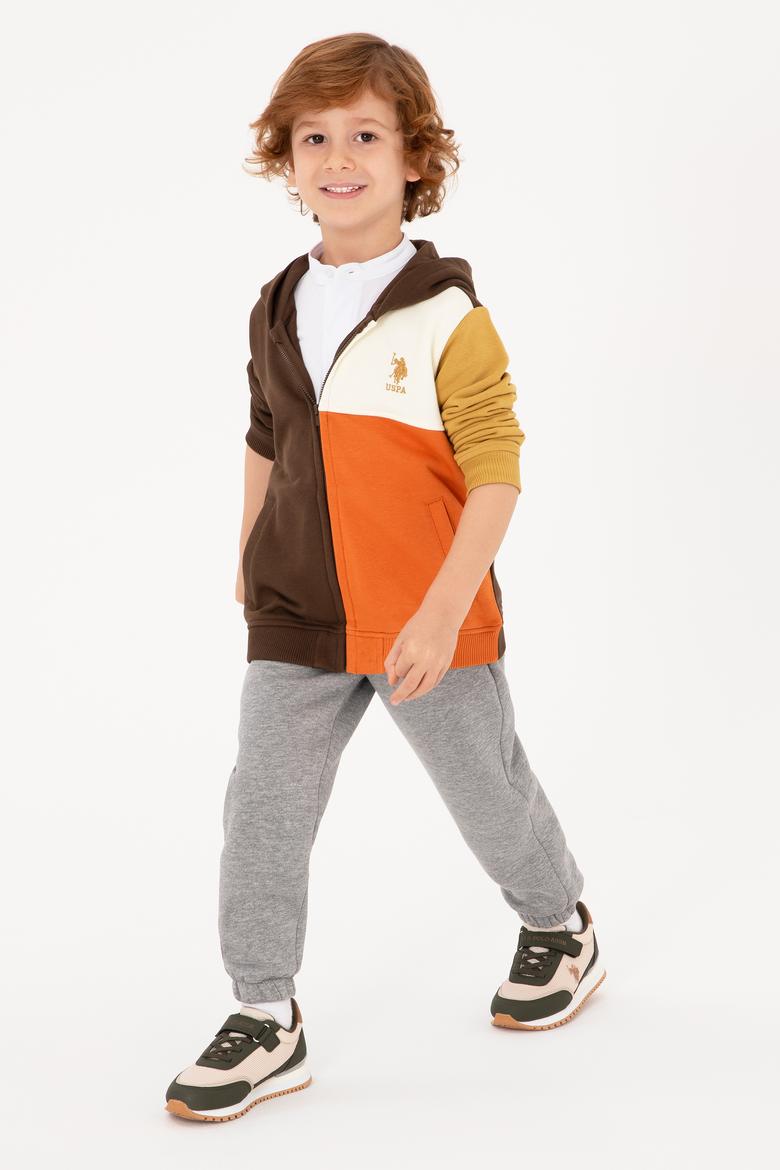 Erkek Çocuk Gri Melanj Eşofman Altı - 50313976045