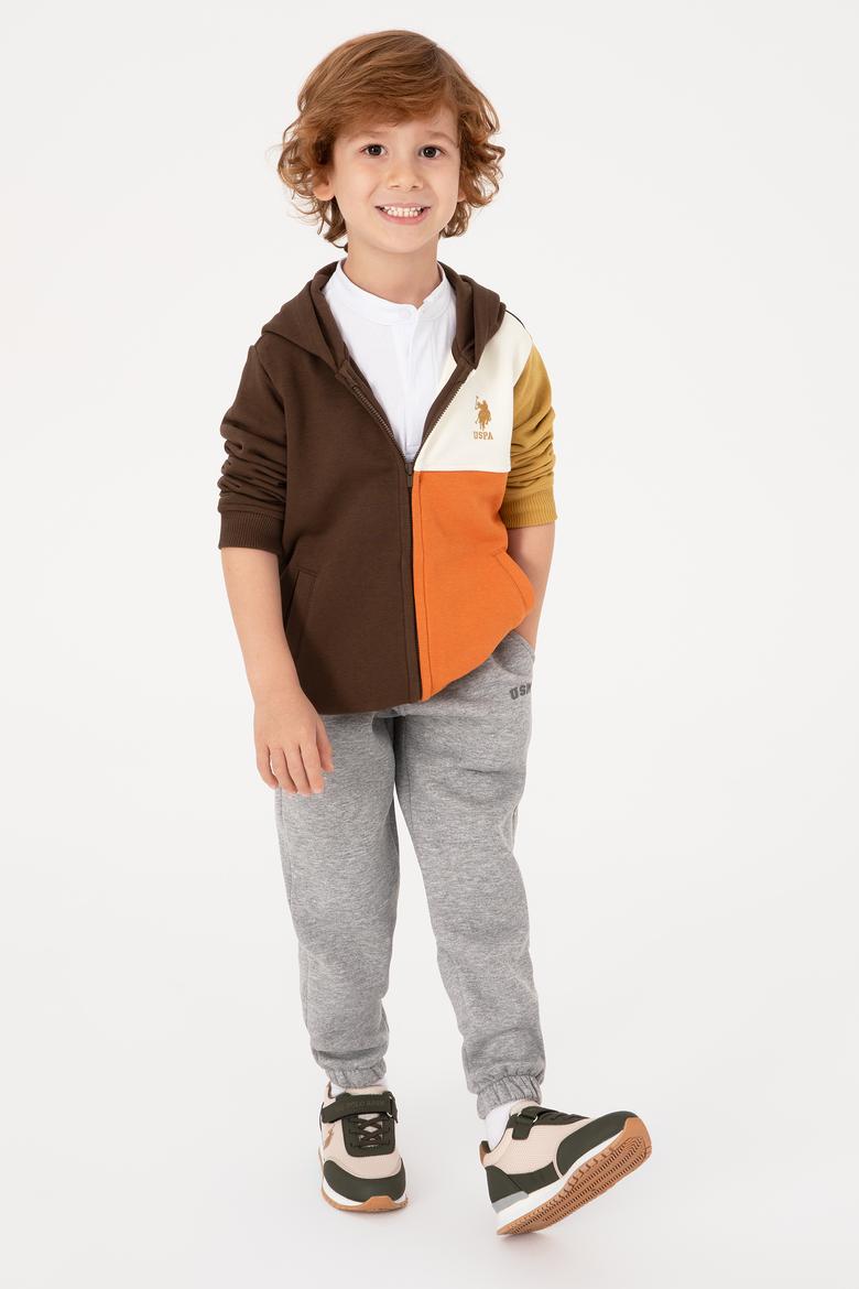 Erkek Çocuk Gri Melanj Eşofman Altı