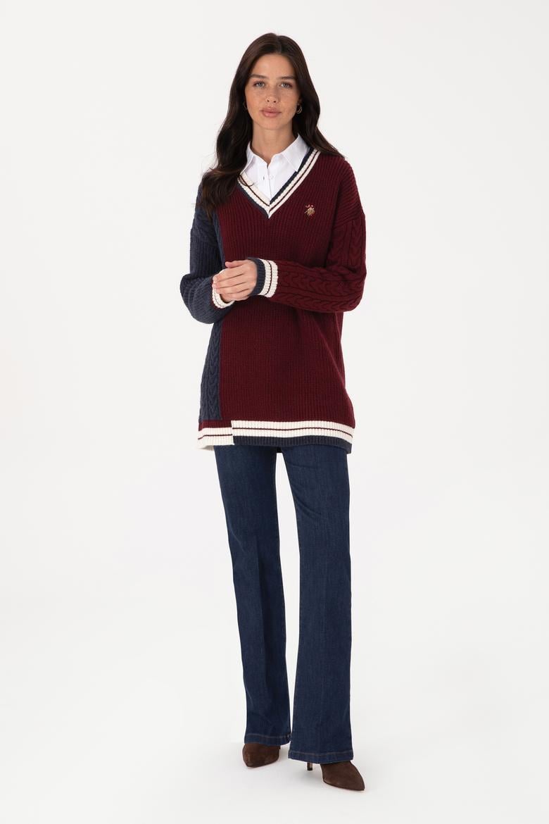 Kadın Lacivert Kazak - 50309873004