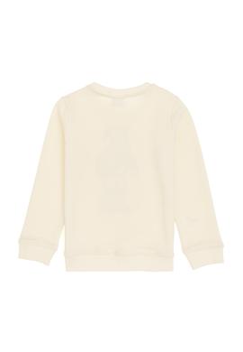 Erkek Çocuk Krem Bisiklet Yaka Sweatshirt - 50316472012