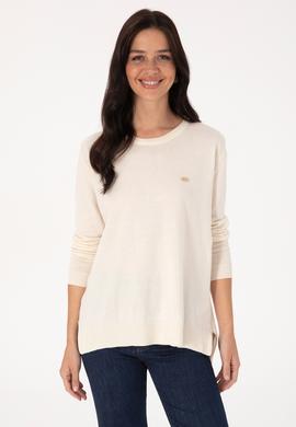 Kadın Krem Basic Kazak - 50307735066