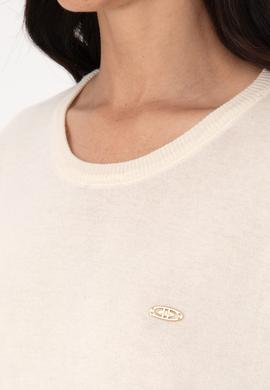 Kadın Krem Basic Kazak - 50307735066