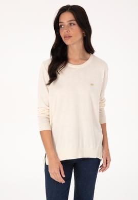 Kadın Krem Basic Kazak - 50307735066