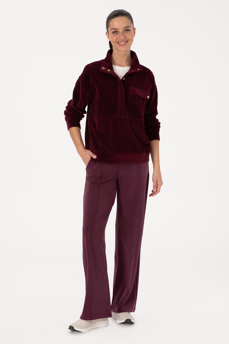 Kadın Bordo Eşofman Altı - 50307761086