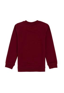 Erkek Çocuk Bordo Bisiklet Yaka İnce Bisiklet Yaka Sweatshirt - 50308560018