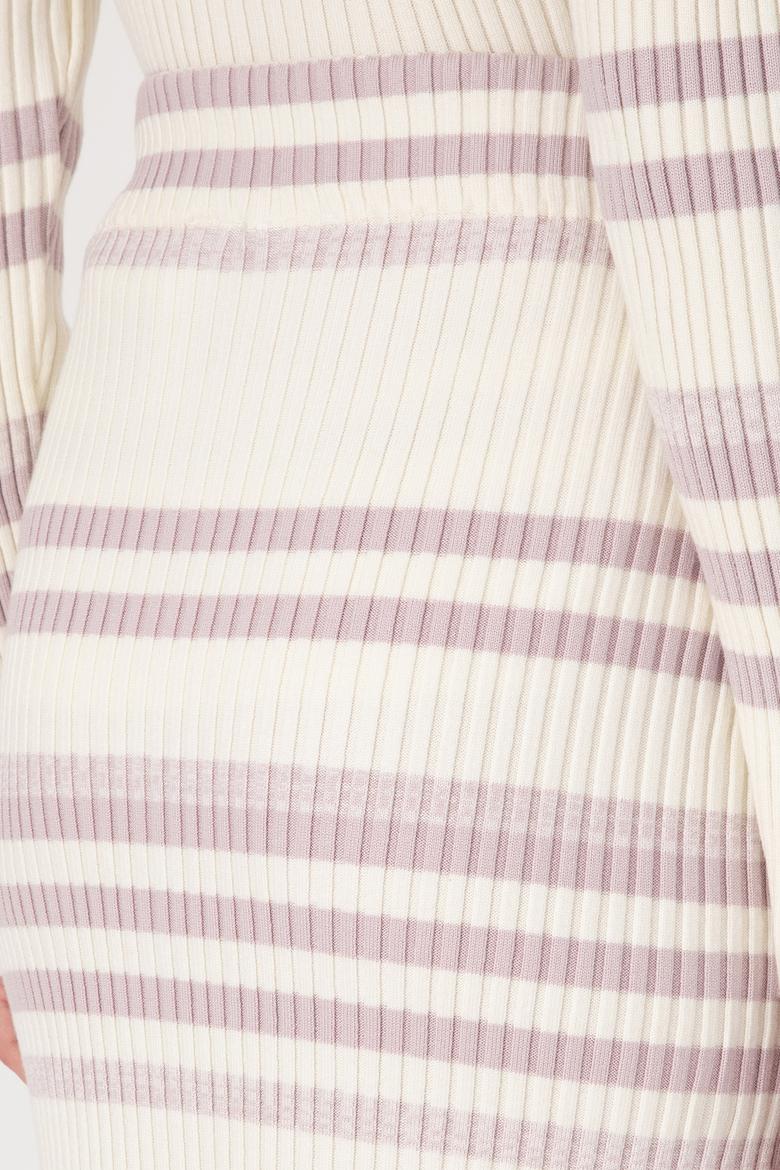 Kadın Krem Triko Etek - 50309618006