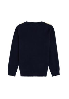 Erkek Çocuk Lacivert Bisiklet Yaka Kazak - 50311143024