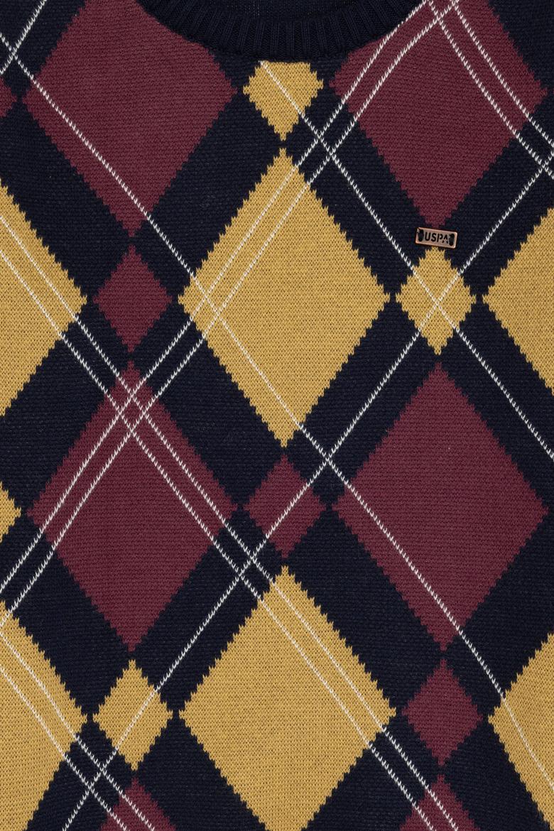 Erkek Çocuk Lacivert Bisiklet Yaka Kazak - 50311143024