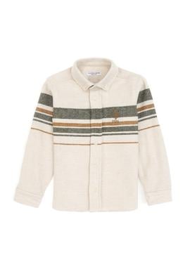 Erkek Çocuk Krem Uzun Kollu Gömlek - 50315300001