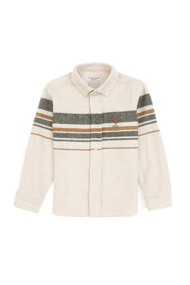 Erkek Çocuk Krem Uzun Kollu Gömlek - 50315300001