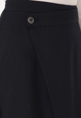 Kadın Lacivert Dokuma Etek - 50309272001
