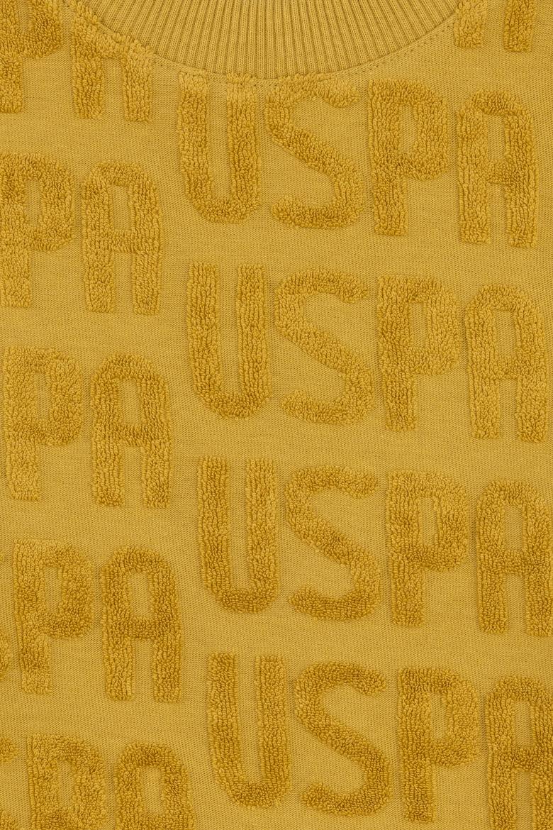 Erkek Çocuk Hardal Bisiklet Yaka Sweatshirt - 50308515040