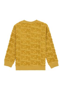 Erkek Çocuk Hardal Bisiklet Yaka Sweatshirt - 50308515040