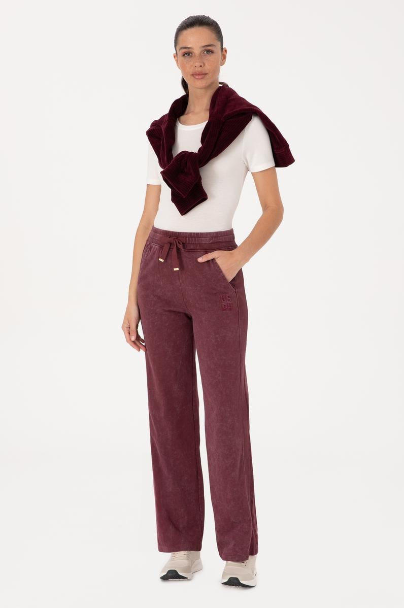 Kadın Bordo Eşofman Altı